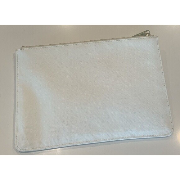 KATIE LOXTON BRIDAL PERFECT POUCH 'Mrs.' White And Gold Cosmetics Bag Wedding - Picture 4 of 5